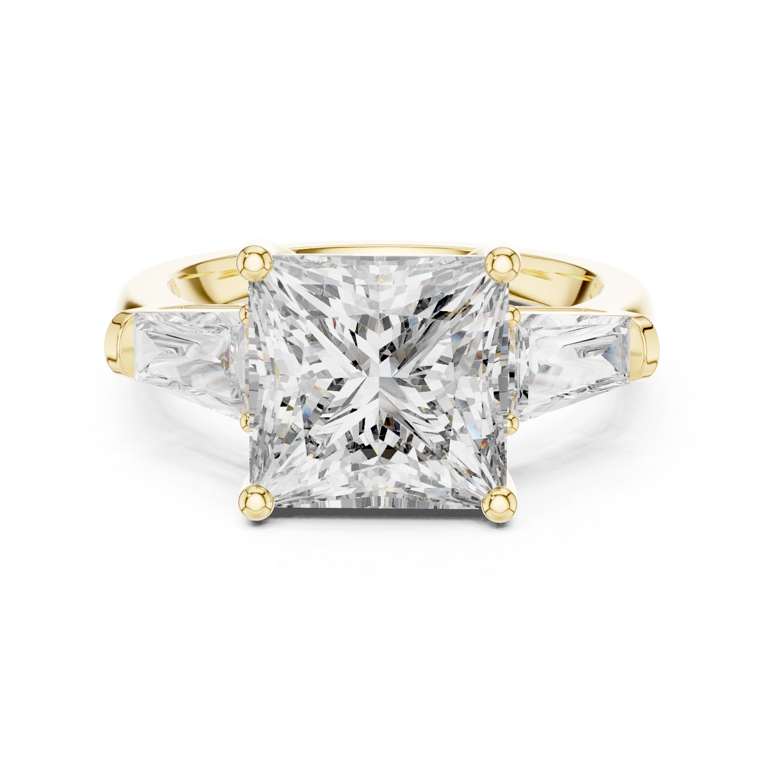 Lace Pattern lab grown diamond ring