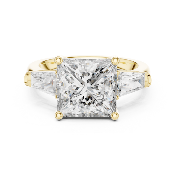 Lace Pattern lab grown diamond ring