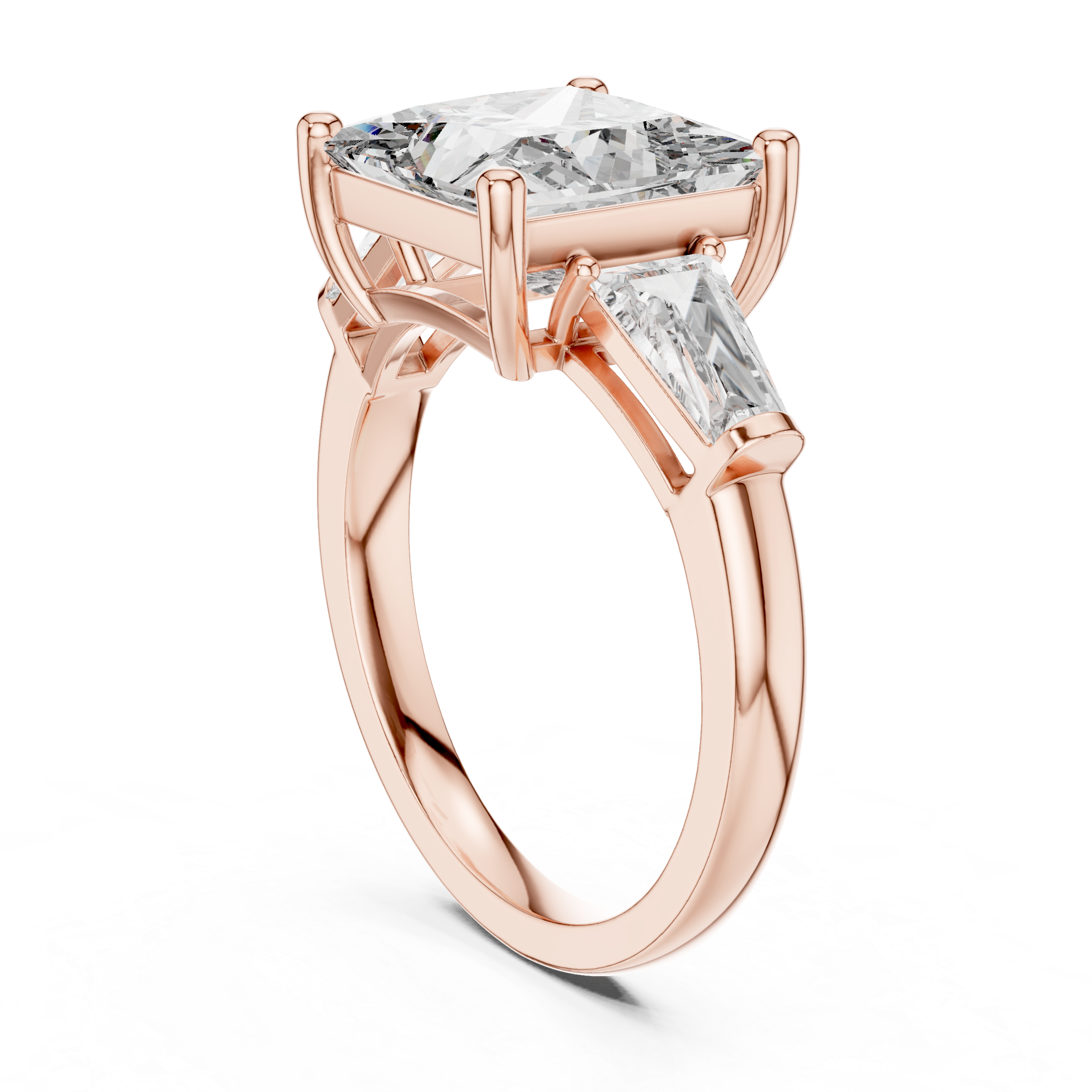Lace Pattern lab grown diamond ring