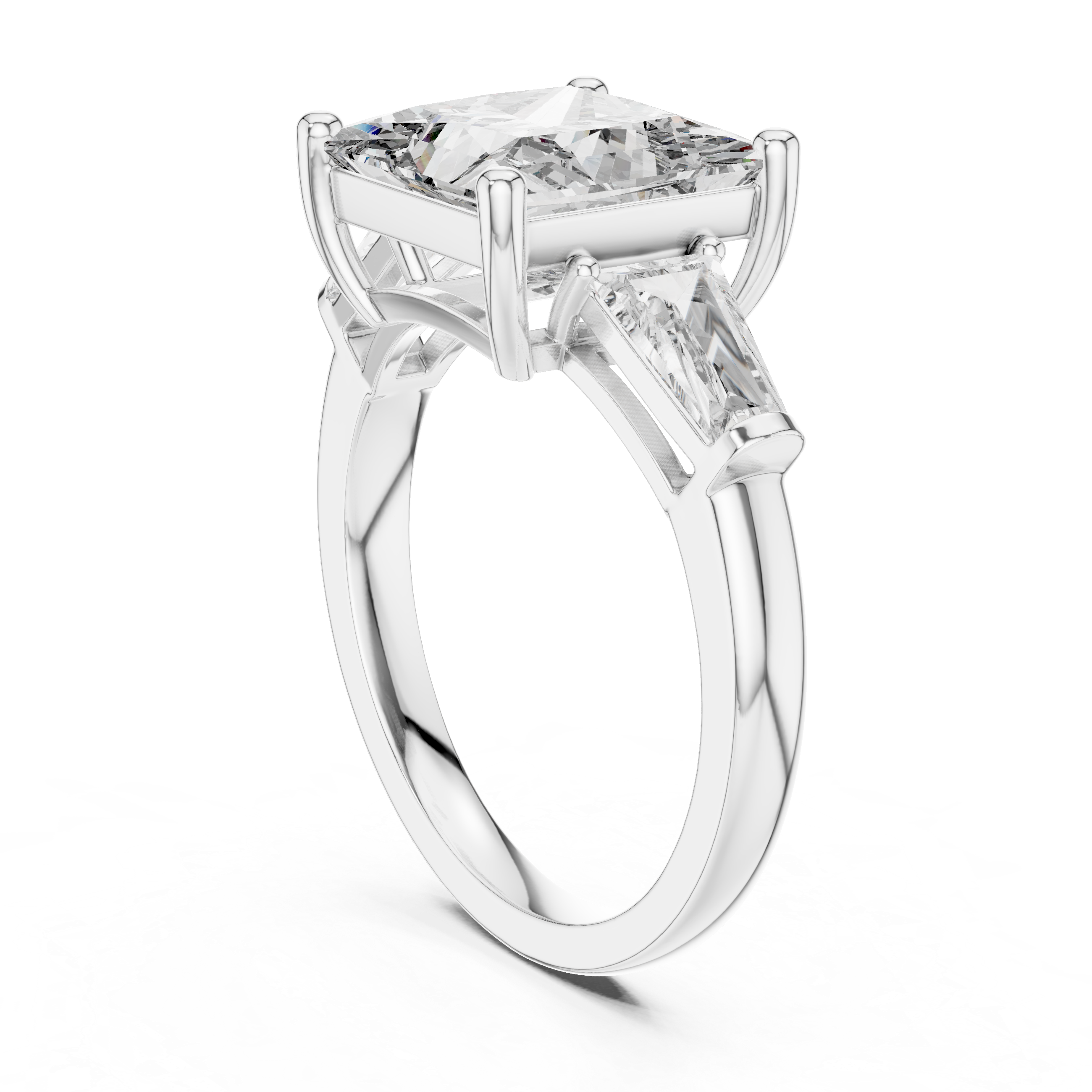 Lace Pattern lab grown diamond ring