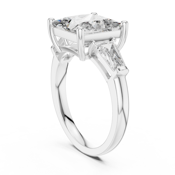 Lace Pattern lab grown diamond ring