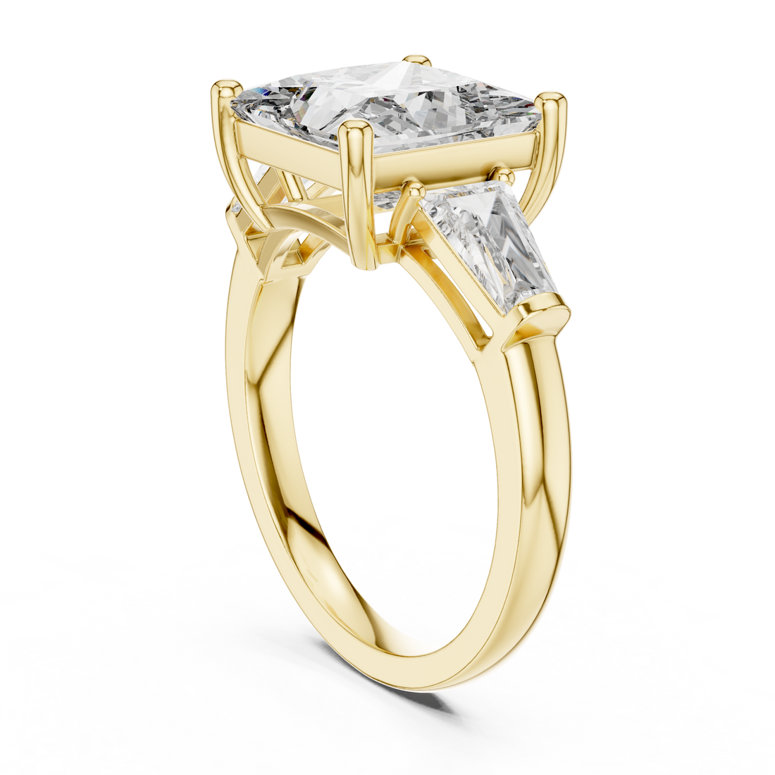 Lace Pattern lab grown diamond ring