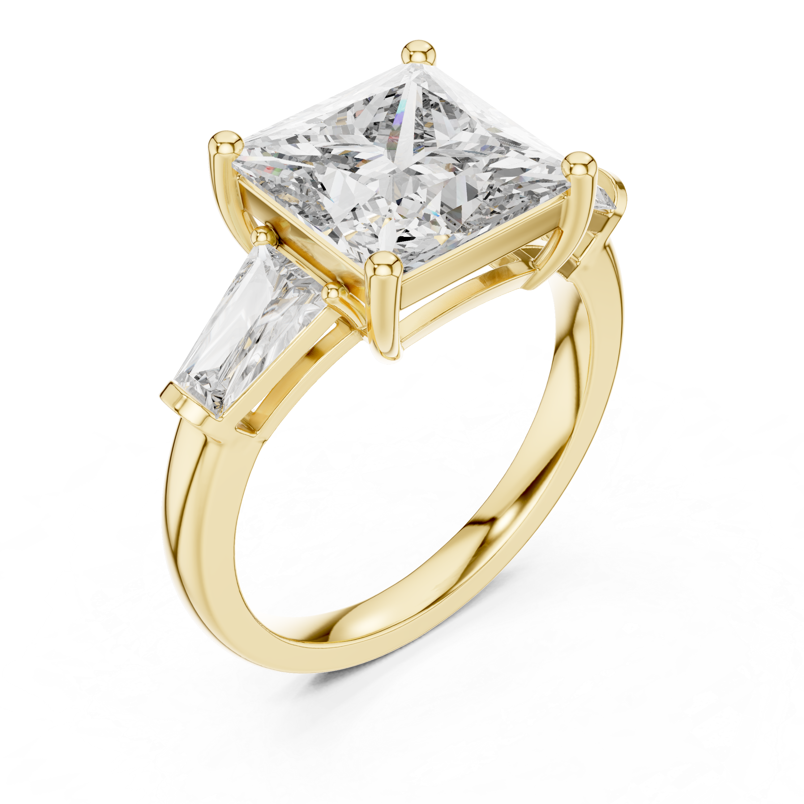 Lace Pattern lab grown diamond ring