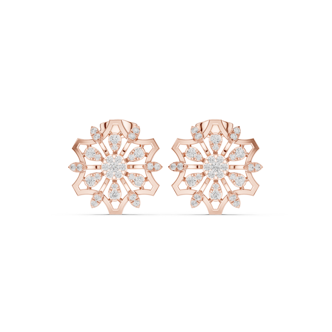 Glacial Frost Lab Grown Diamond Earrings Studs