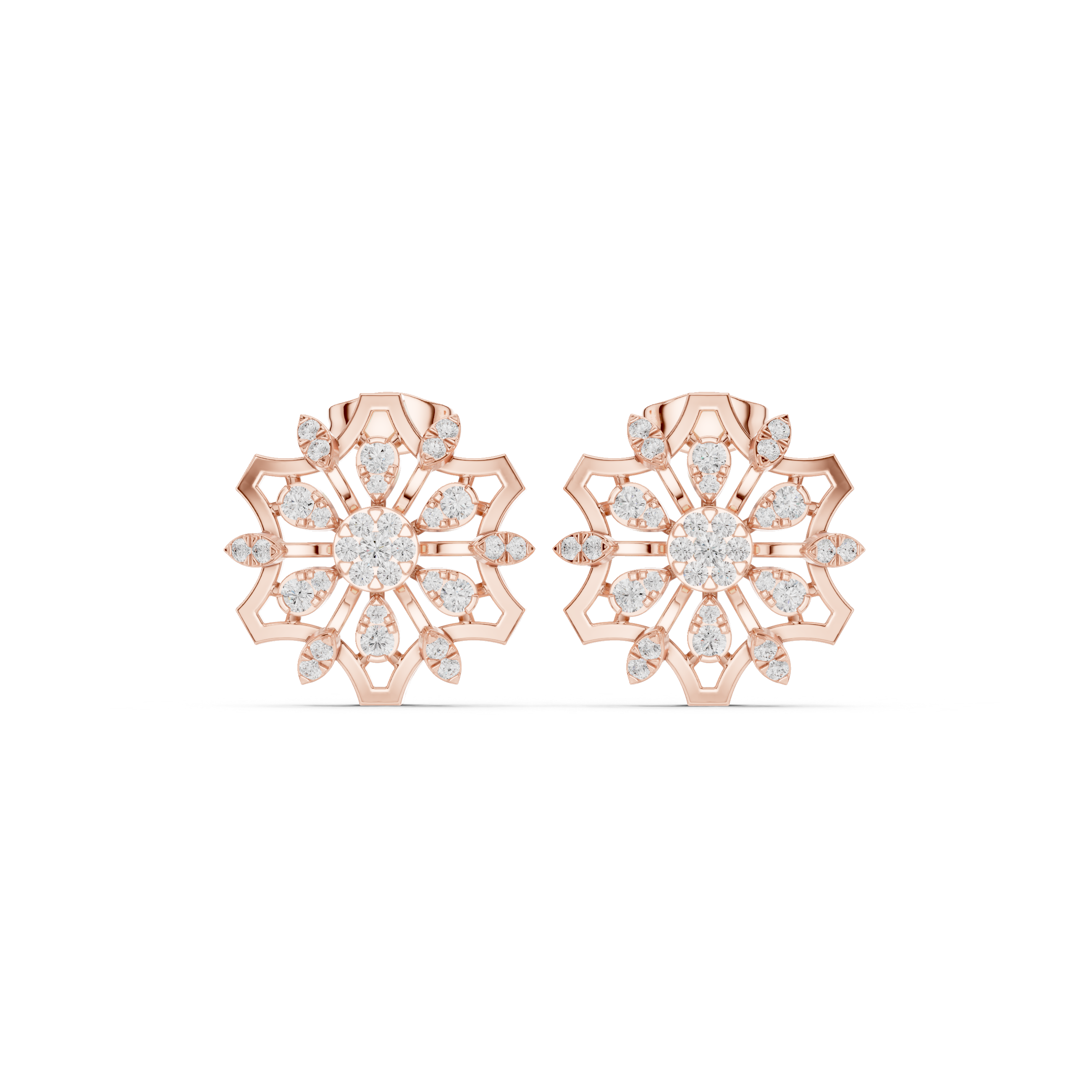 Glacial Frost Lab Grown Diamond Earrings Studs