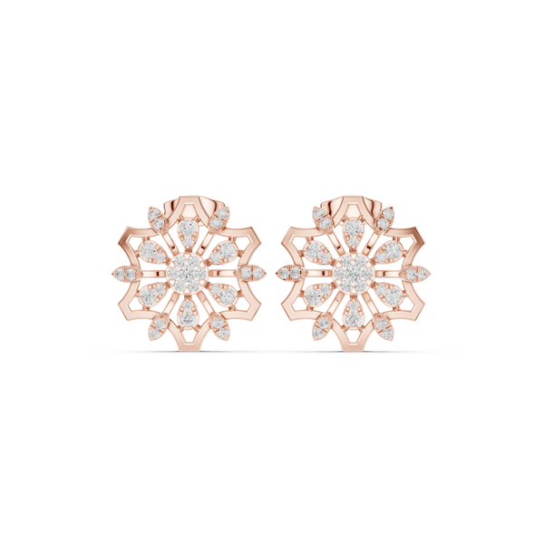 Glacial Frost Lab Grown Diamond Earrings Studs