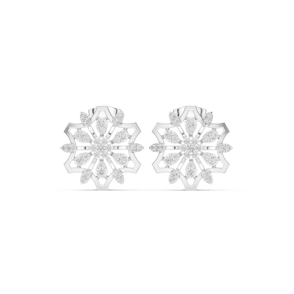 Glacial Frost Lab Grown Diamond Earrings Studs