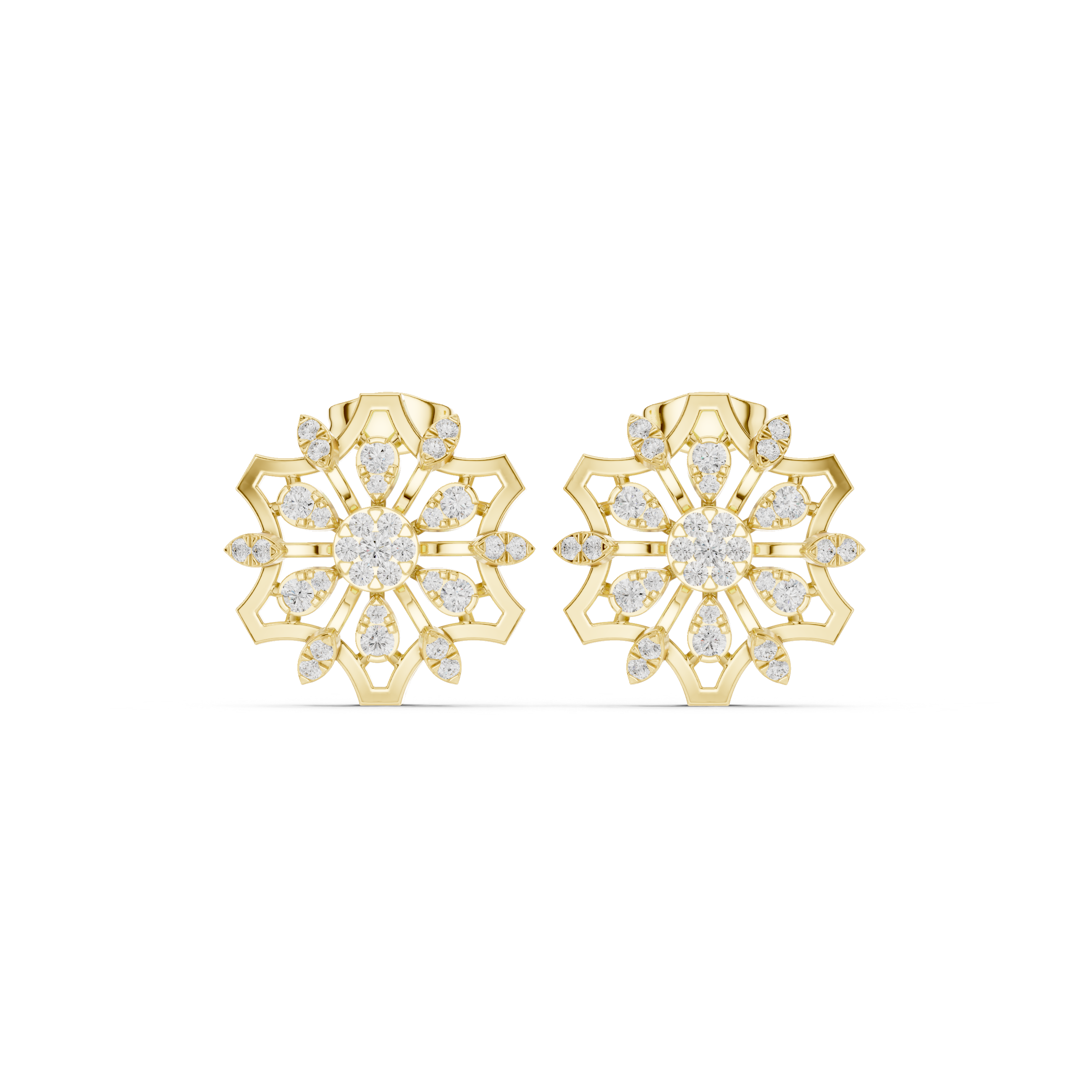 Glacial Frost Lab Grown Diamond Earrings Studs