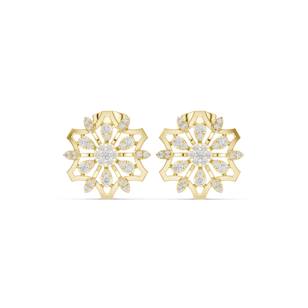 Glacial Frost Lab Grown Diamond Earrings Studs