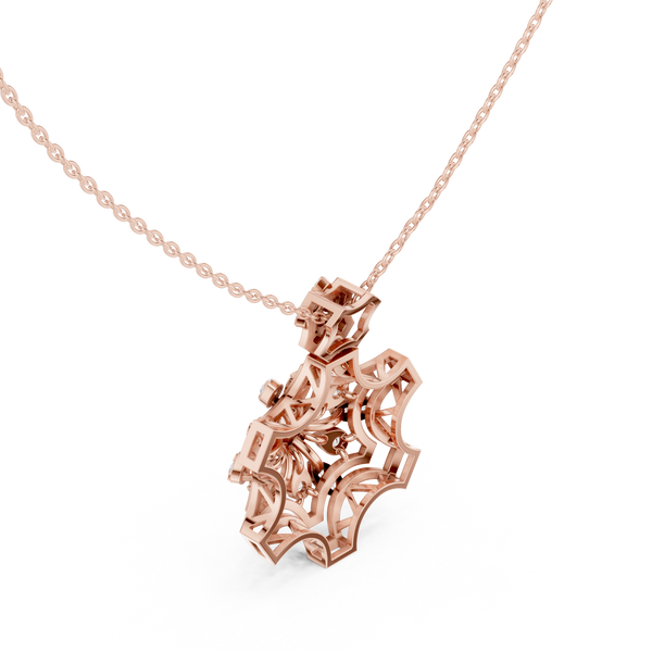 Infinity Loop Lab Grown Diamond Charm Pendant