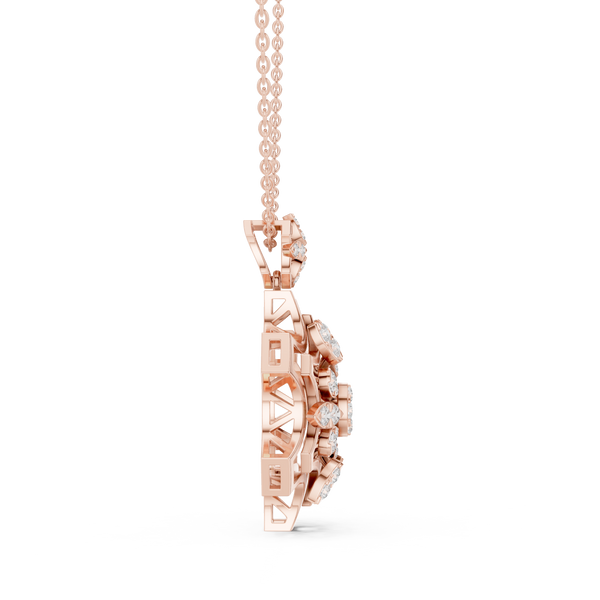 Infinity Loop Lab Grown Diamond Charm Pendant