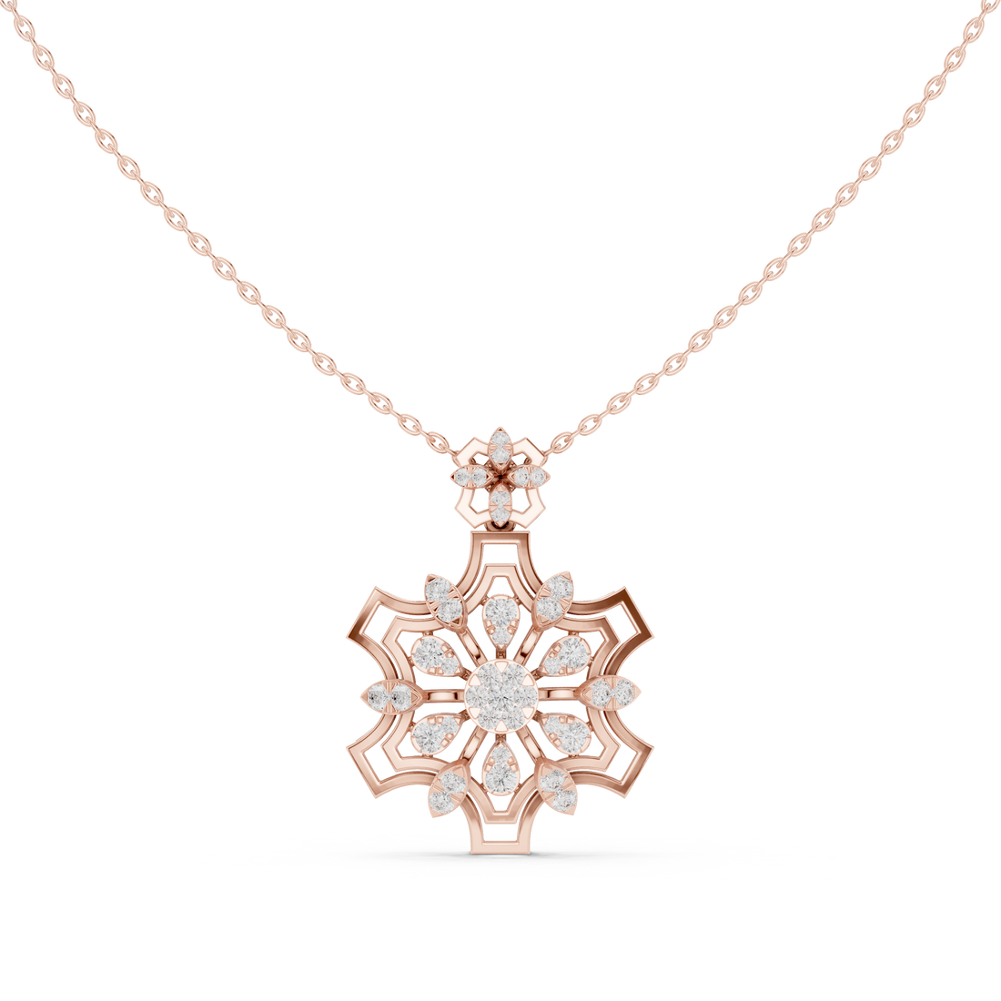 Infinity Loop Lab Grown Diamond Charm Pendant