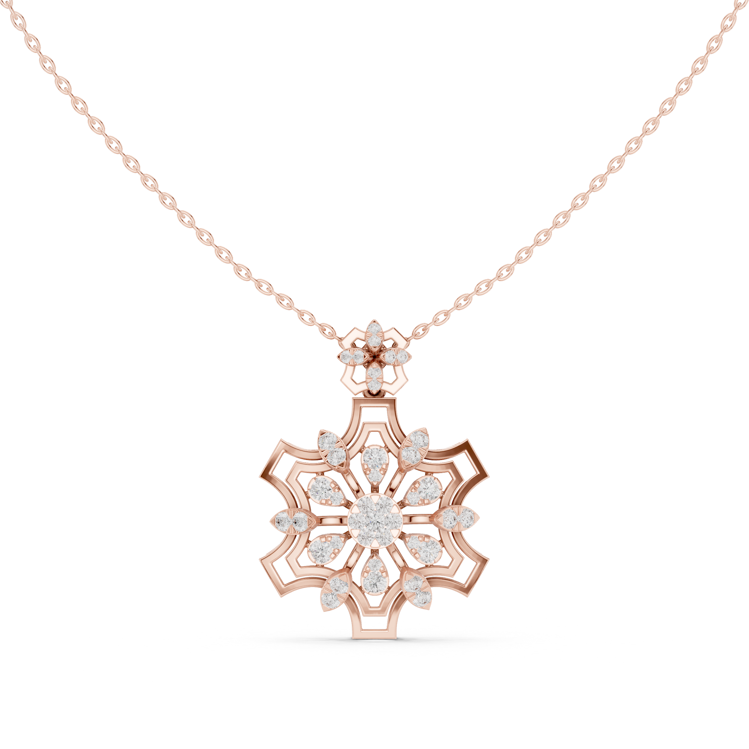 Infinity Loop Lab Grown Diamond Charm Pendant
