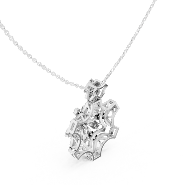 Infinity Loop Lab Grown Diamond Charm Pendant