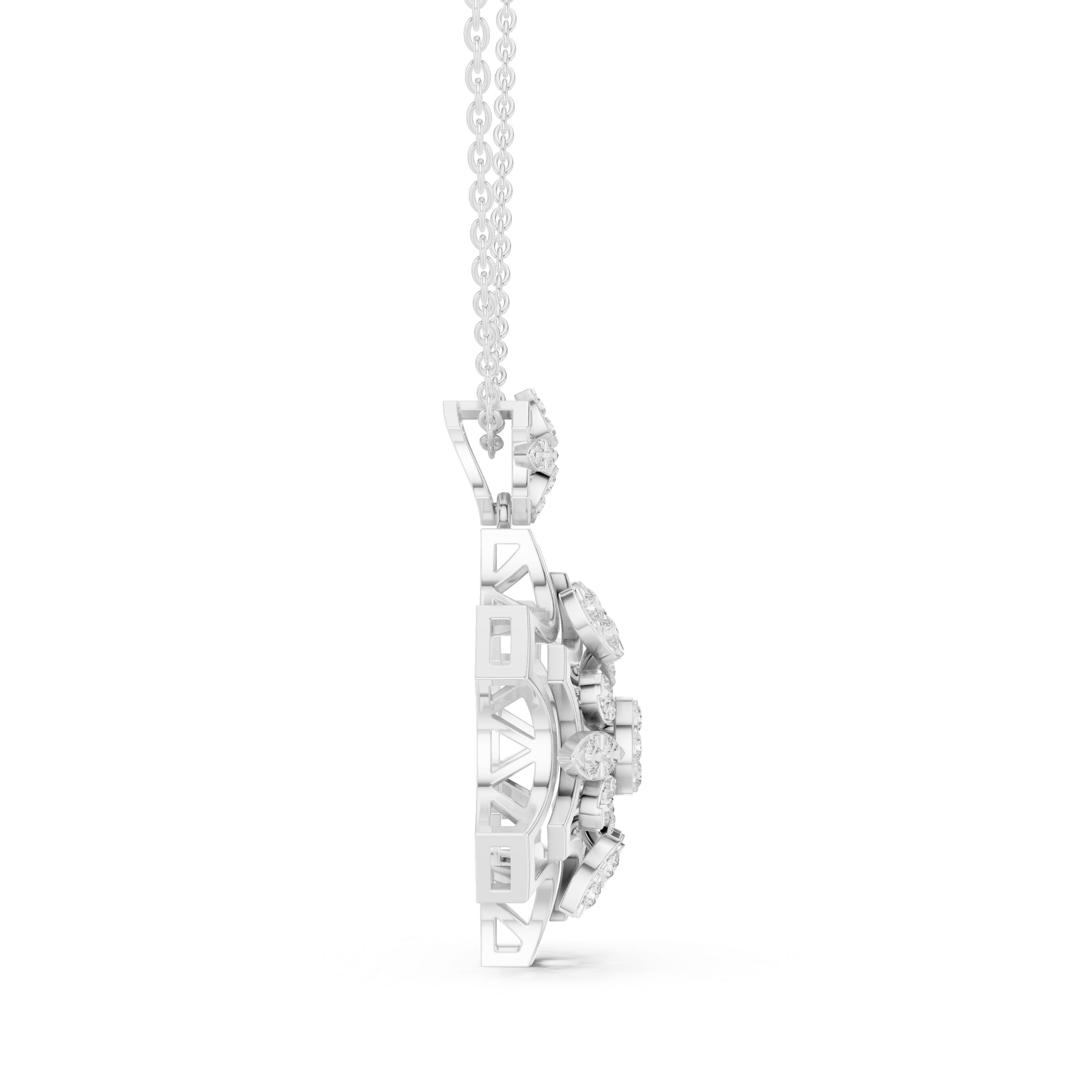 Infinity Loop Lab Grown Diamond Charm Pendant