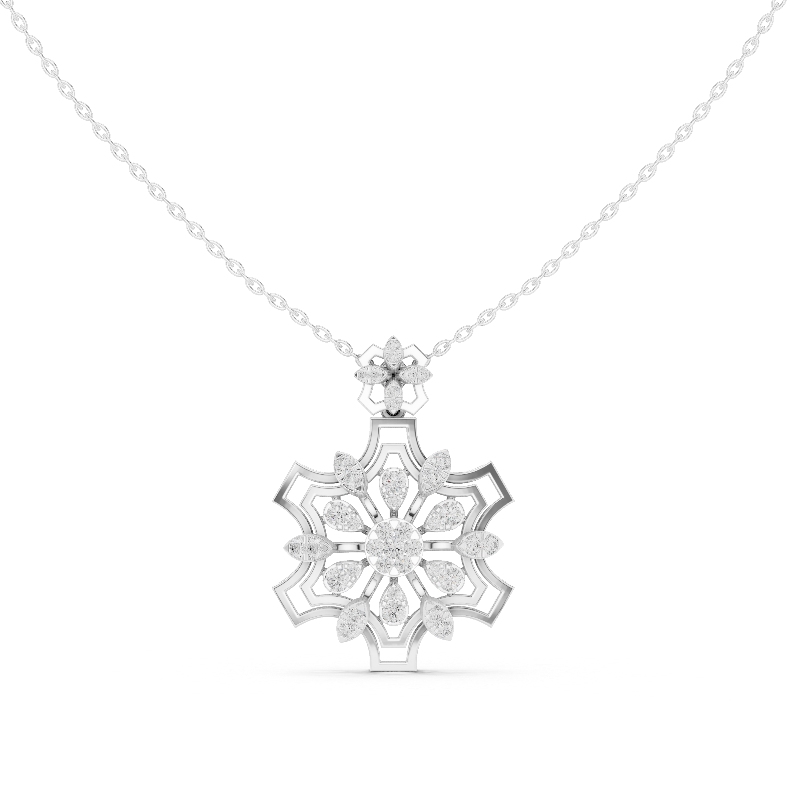 Infinity Loop Lab Grown Diamond Charm Pendant