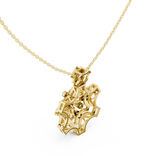 Infinity Loop Lab Grown Diamond Charm Pendant