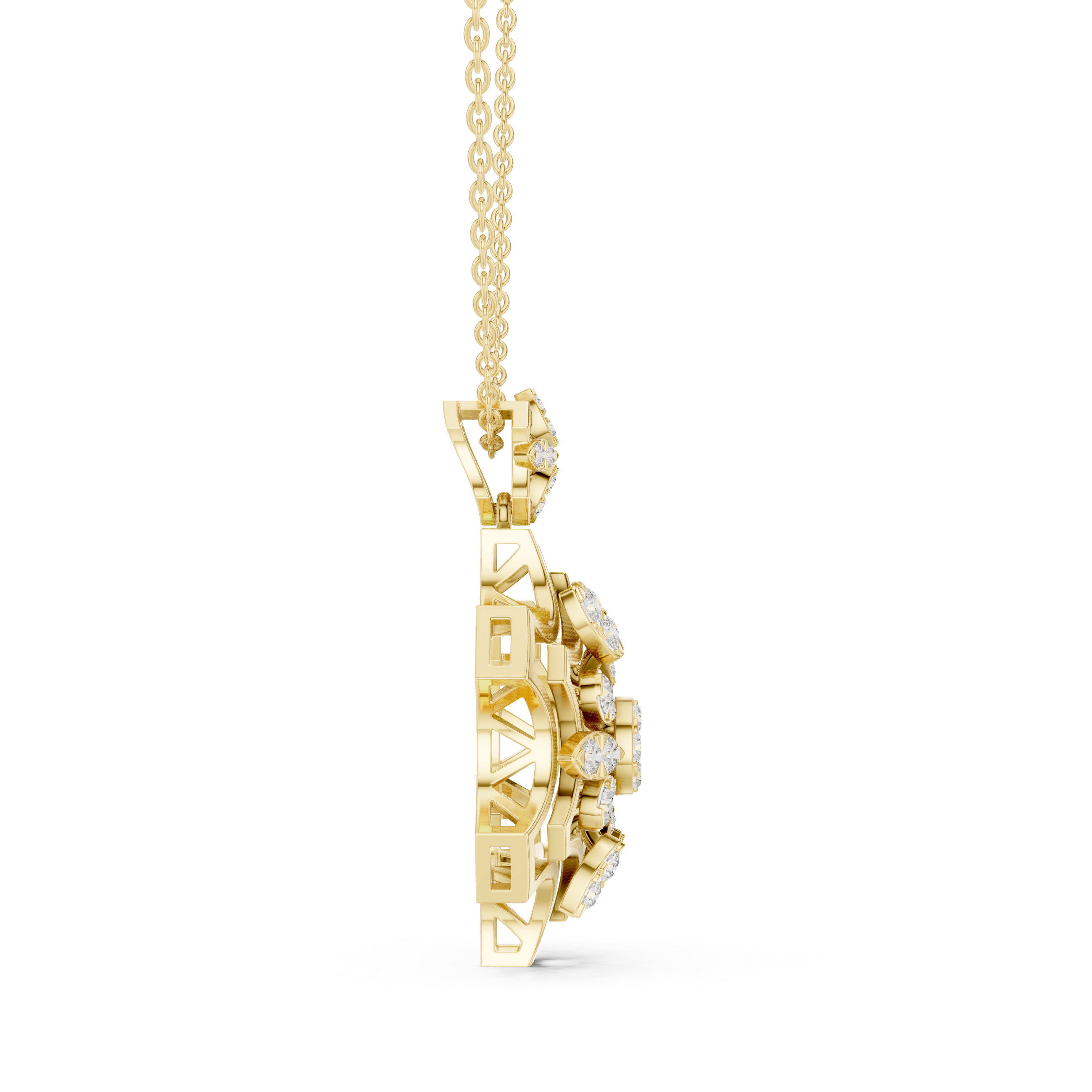 Infinity Loop Lab Grown Diamond Charm Pendant