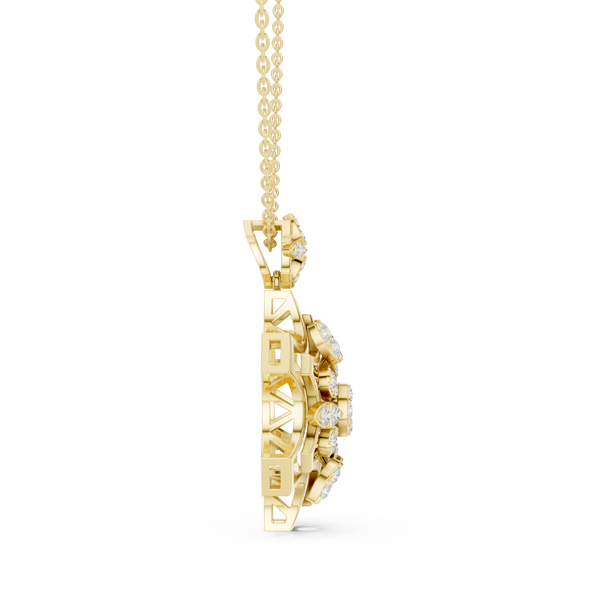Infinity Loop Lab Grown Diamond Charm Pendant