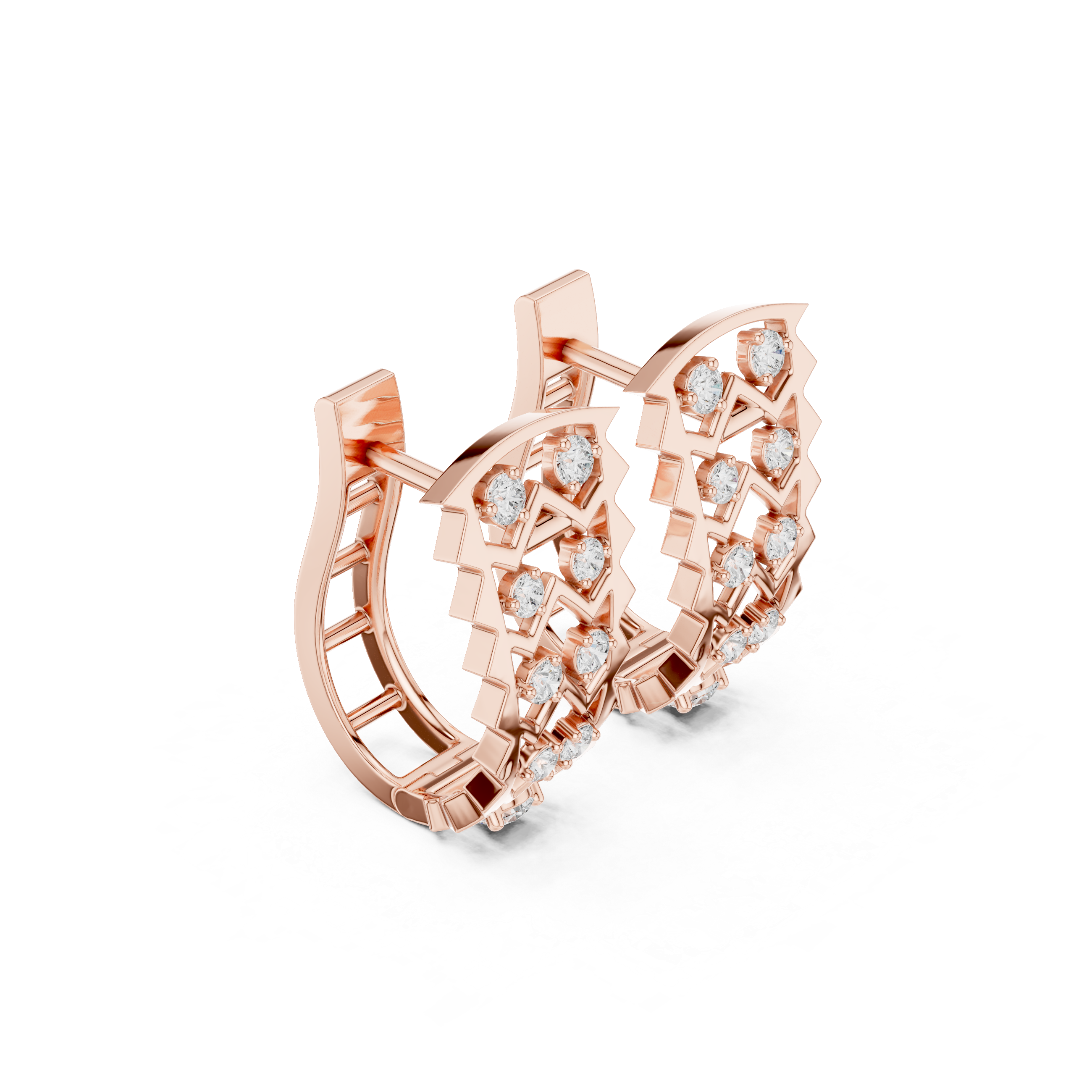 Tear Sparkle Lab Grown Diamond Earrings Pairs