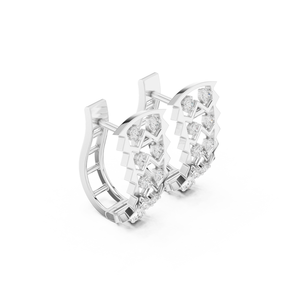 Tear Sparkle Lab Grown Diamond Earrings Pairs