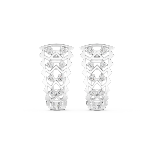 Tear Sparkle Lab Grown Diamond Earrings Pairs