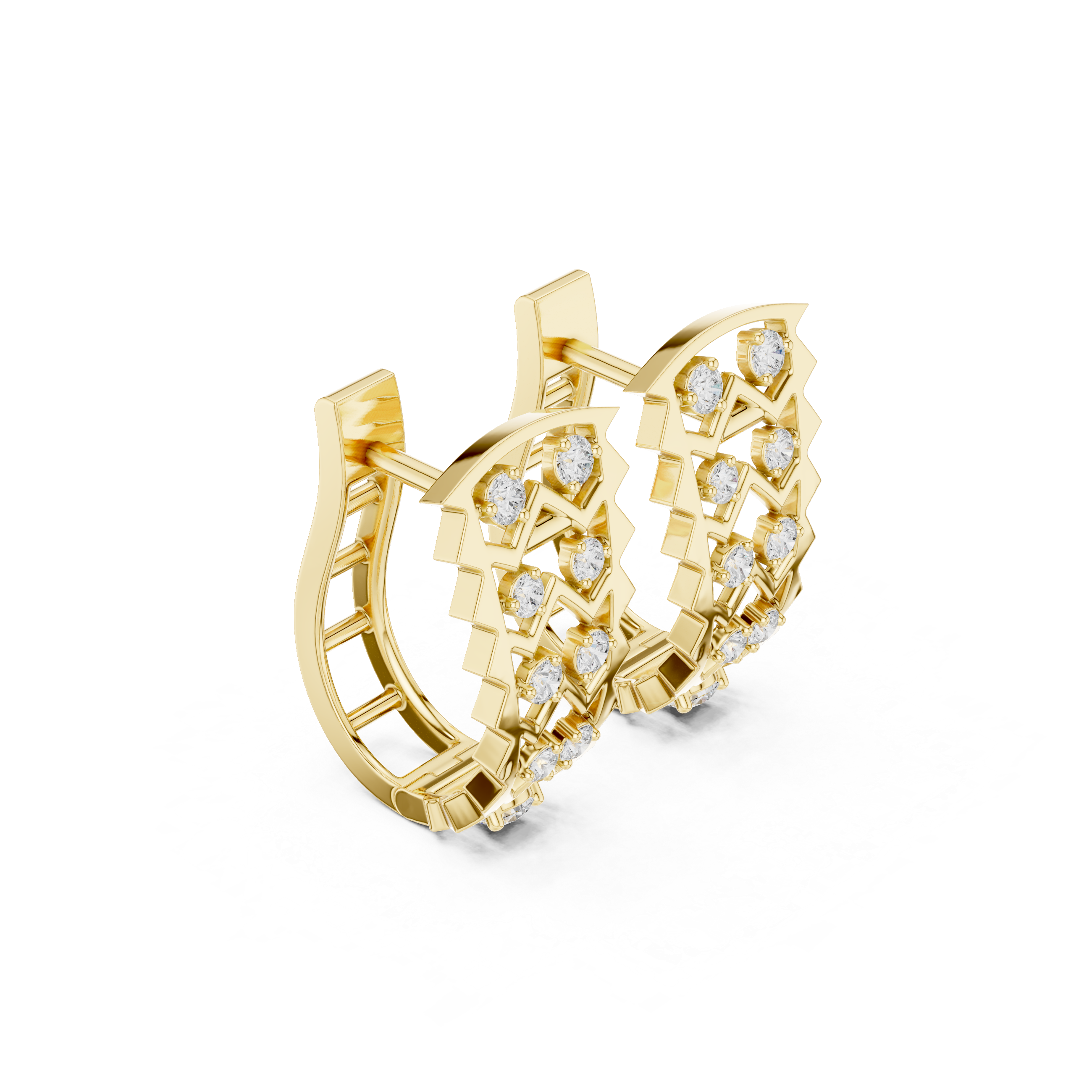 Tear Sparkle Lab Grown Diamond Earrings Pairs