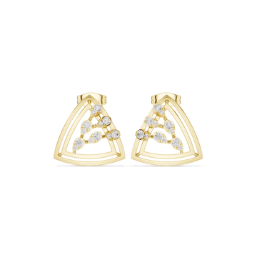 Ivory Blossom Lab Grown Diamond Earrings Jewelry