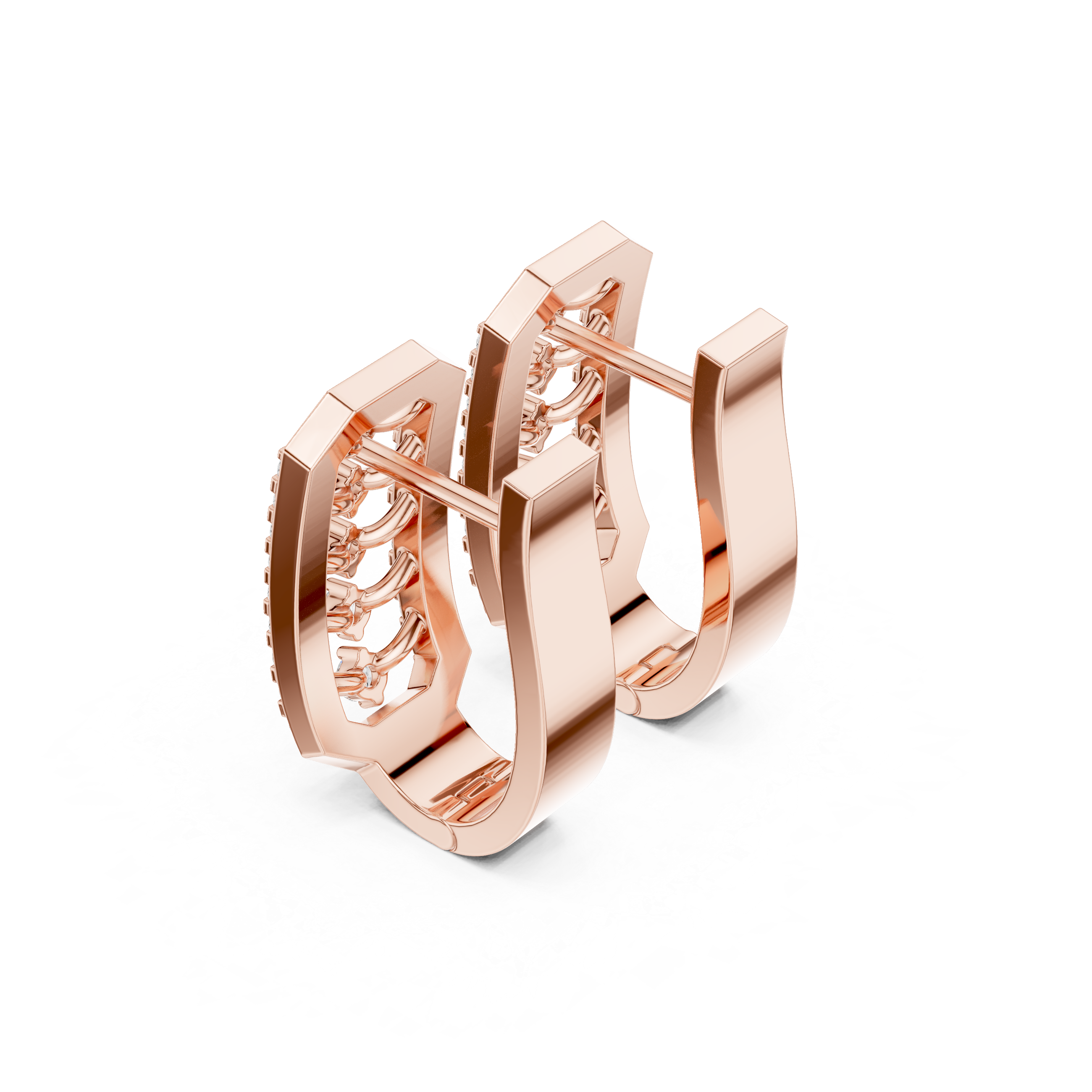 Evening Sky lab grown diamond earring design