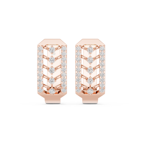 Evening Sky lab grown diamond earring design