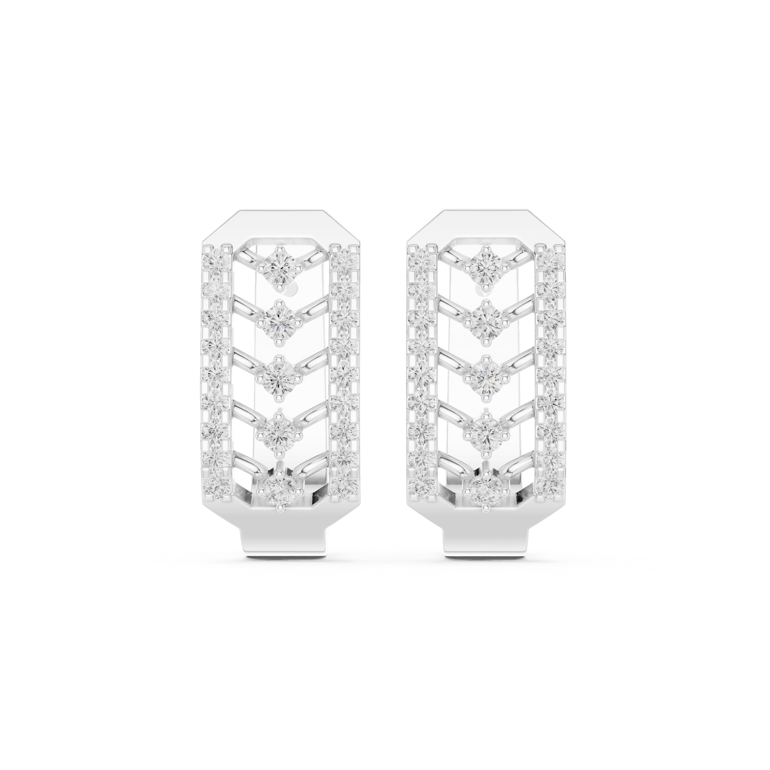 Evening Sky lab grown diamond earring design