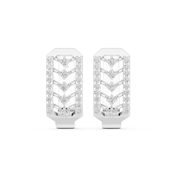 Evening Sky lab grown diamond earring design