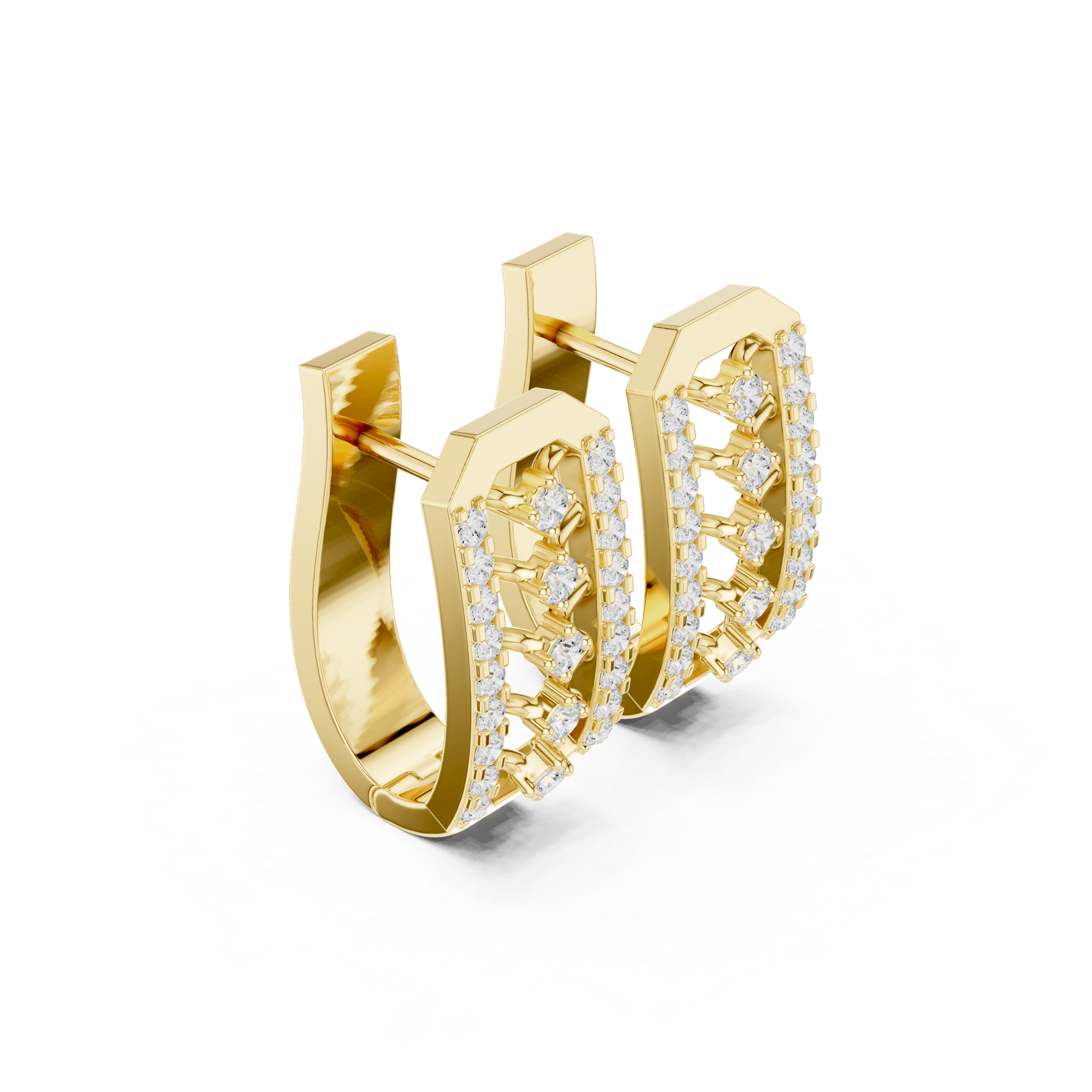 Evening Sky lab grown diamond earring design