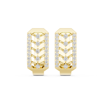 Evening Sky lab grown diamond earring design