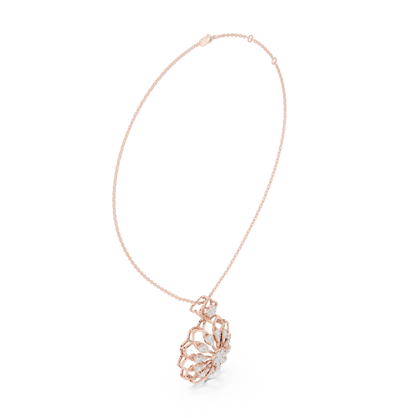 Prism Glow Lab Grown Diamond Cluster Pendant