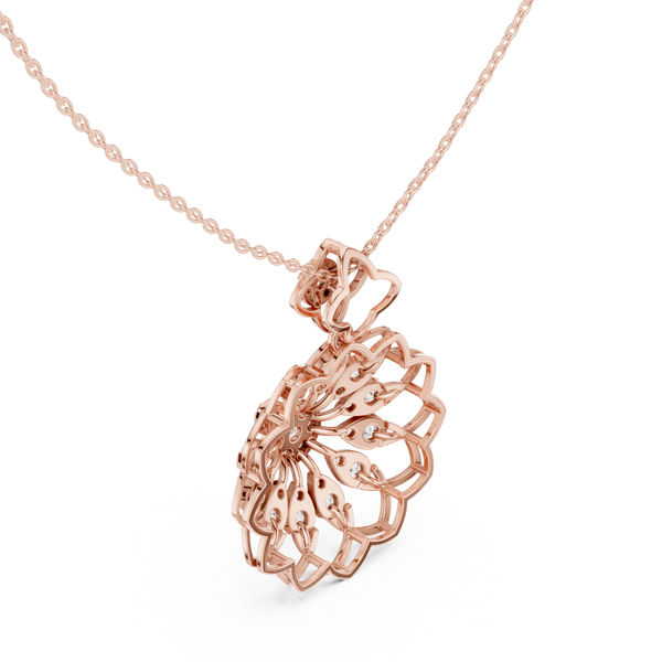 Prism Glow Lab Grown Diamond Cluster Pendant