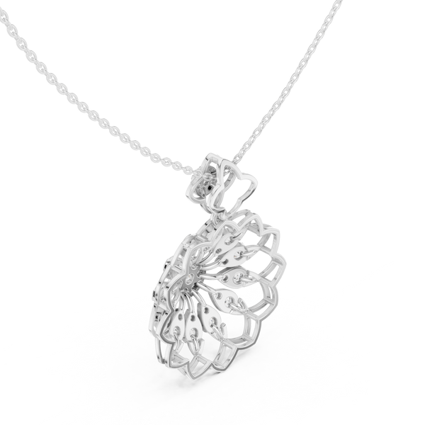 Prism Glow Lab Grown Diamond Cluster Pendant