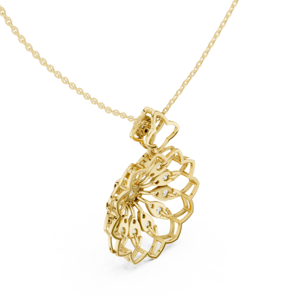 Prism Glow Lab Grown Diamond Cluster Pendant