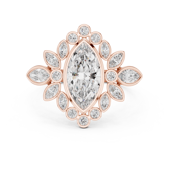 Celestial Orb lab grown diamond ring