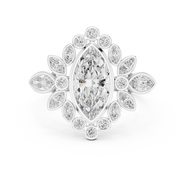 Celestial Orb lab grown diamond ring