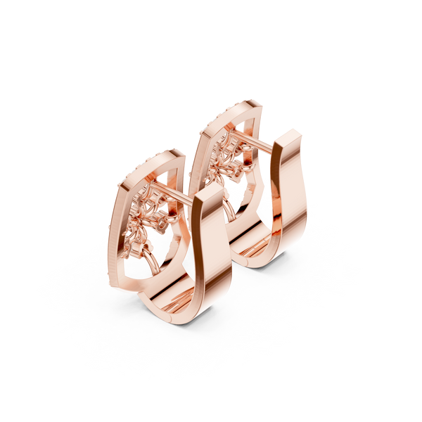 Global Trend lab grown diamond earring design