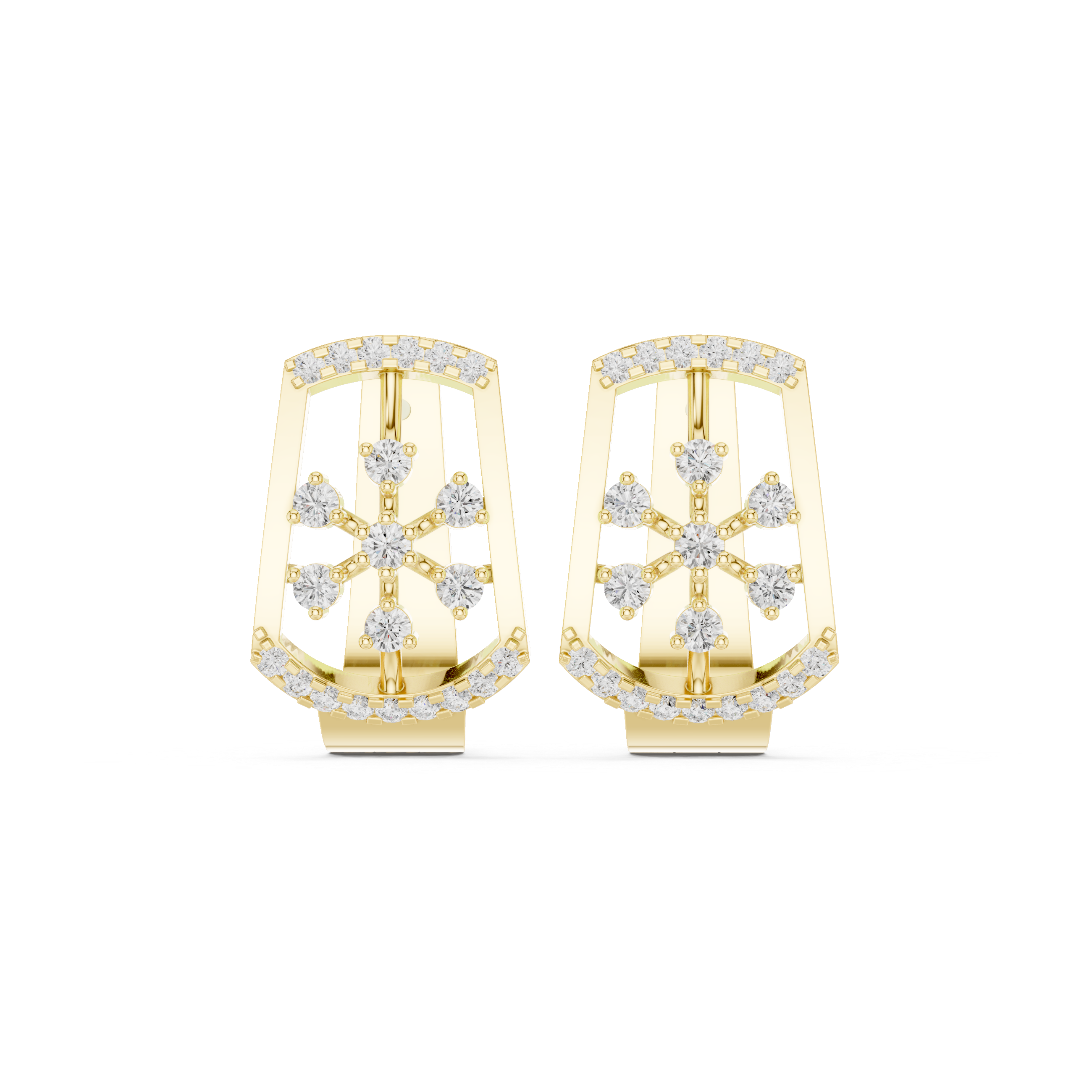 Global Trend lab grown diamond earring design
