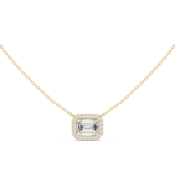 Radiant Bloom Lab Grown Diamond Solitaire Pendant