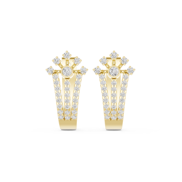 True Gem lab grown diamond earring design