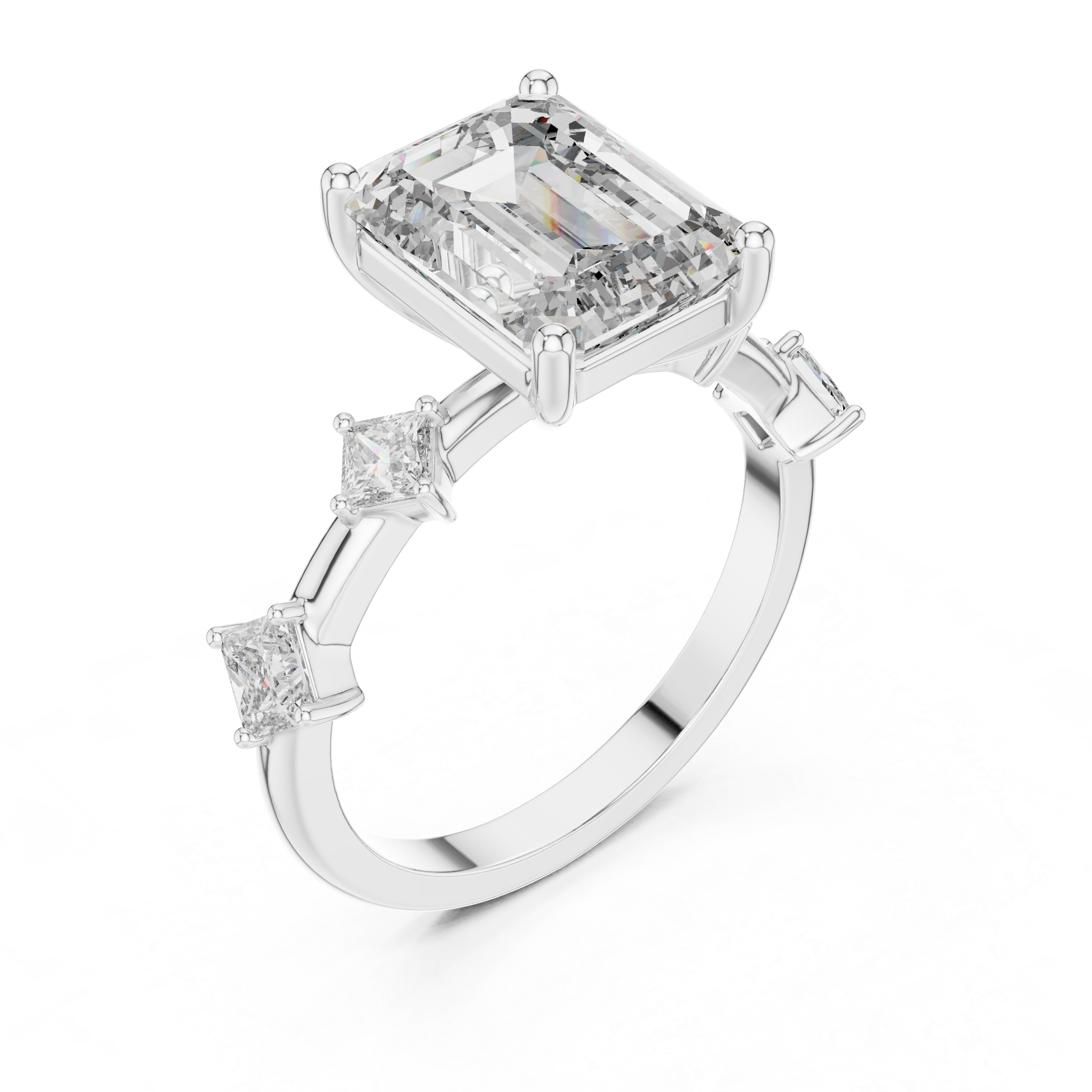 Serene Space lab grown diamond ring