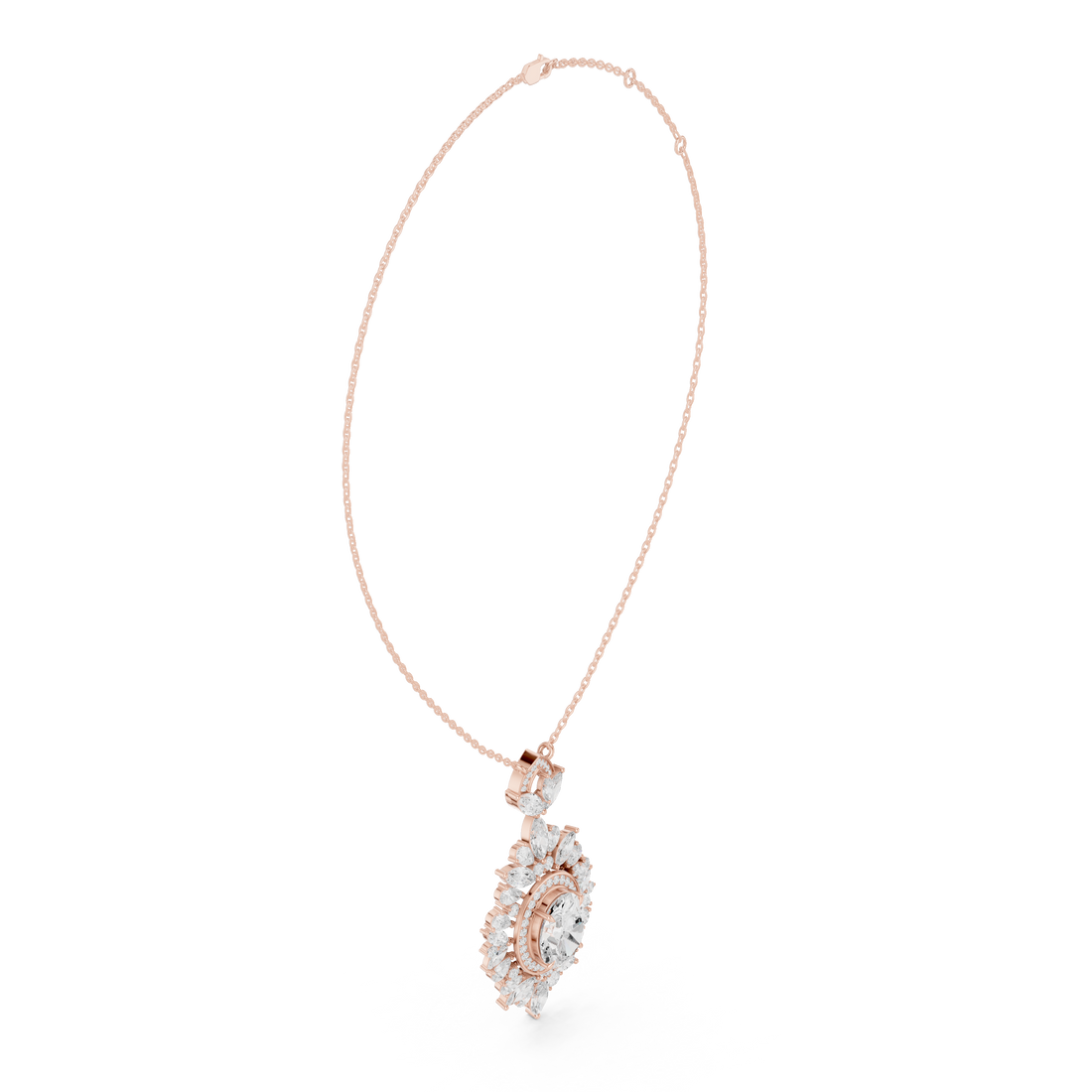 Aura Gleam Lab Grown Diamond Pendant Necklace