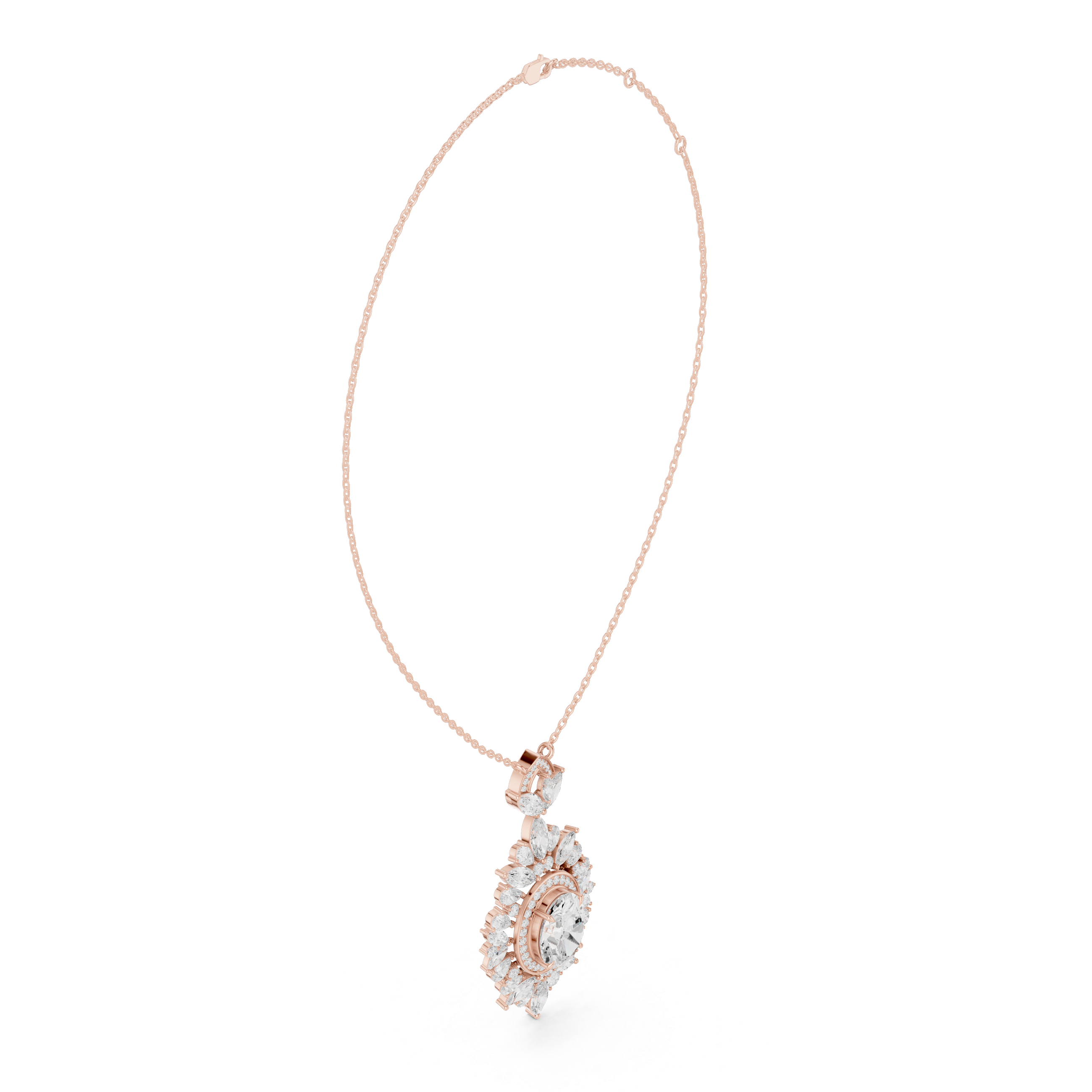 Aura Gleam Lab Grown Diamond Pendant Necklace
