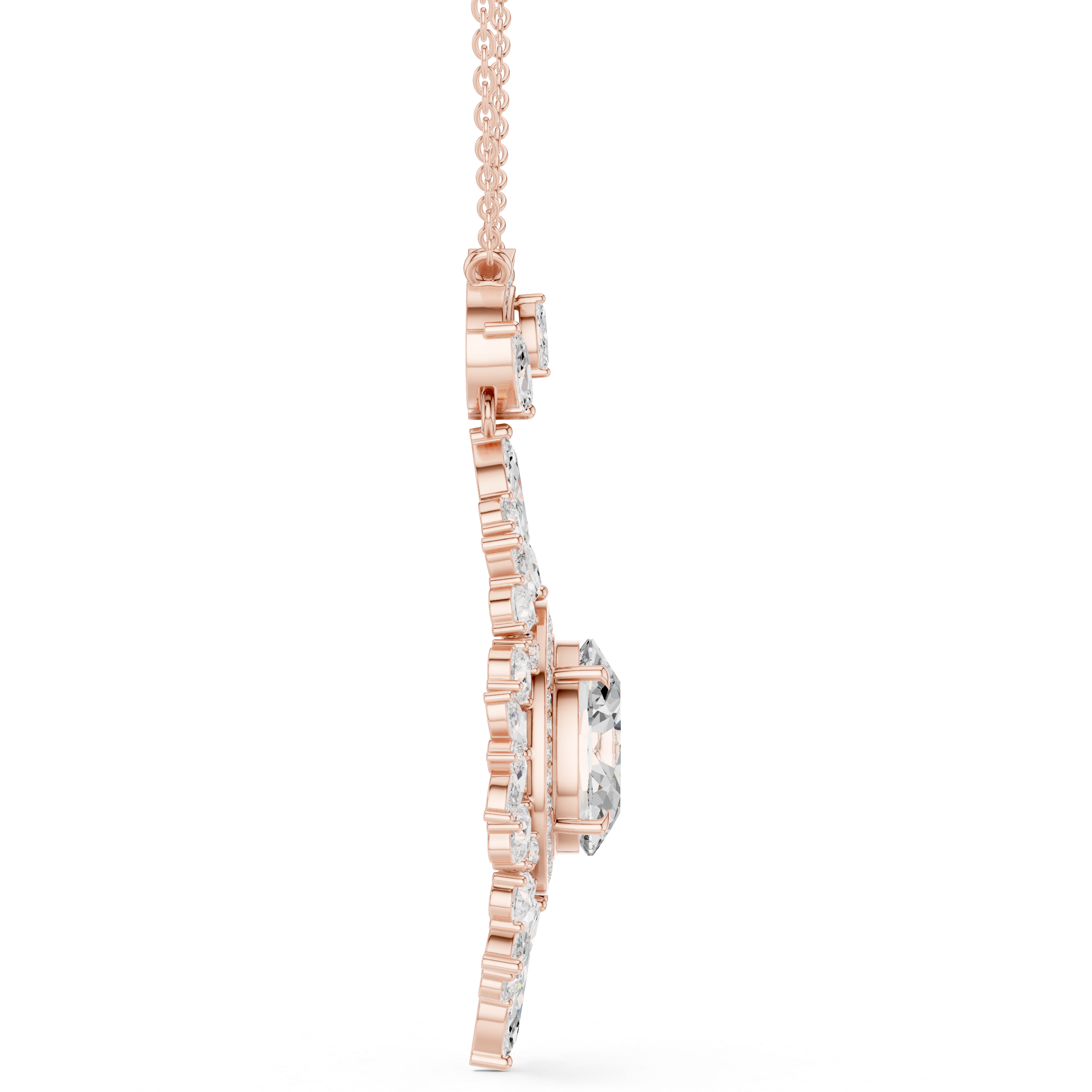Aura Gleam Lab Grown Diamond Pendant Necklace