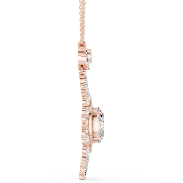 Aura Gleam Lab Grown Diamond Pendant Necklace