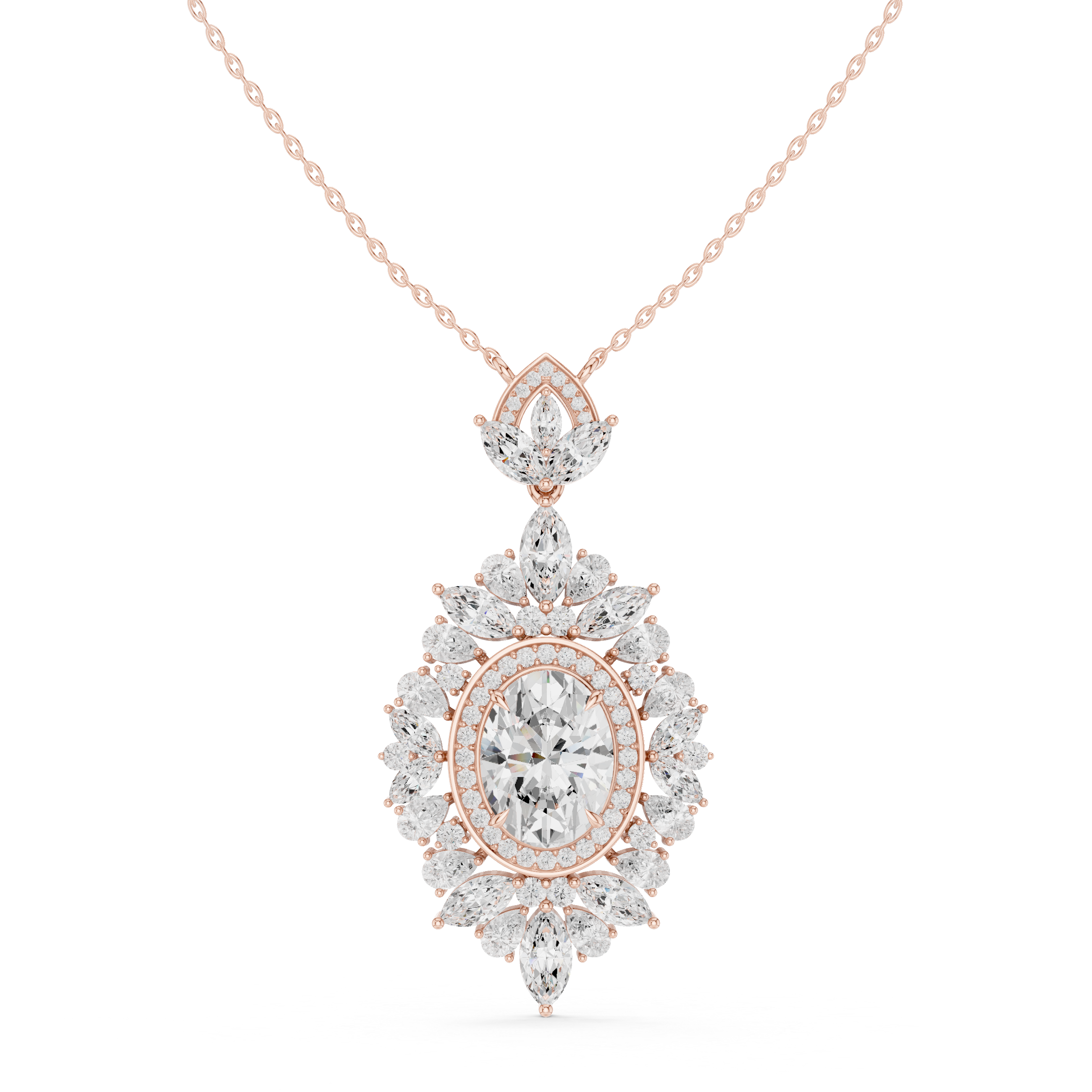 Aura Gleam Lab Grown Diamond Pendant Necklace